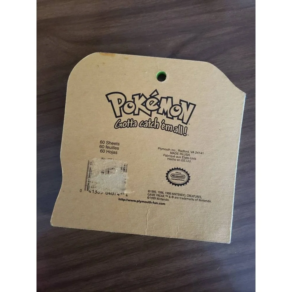 Pokemon‎ Notepad #02 Ivysaur Nintendo paper pad | vintage